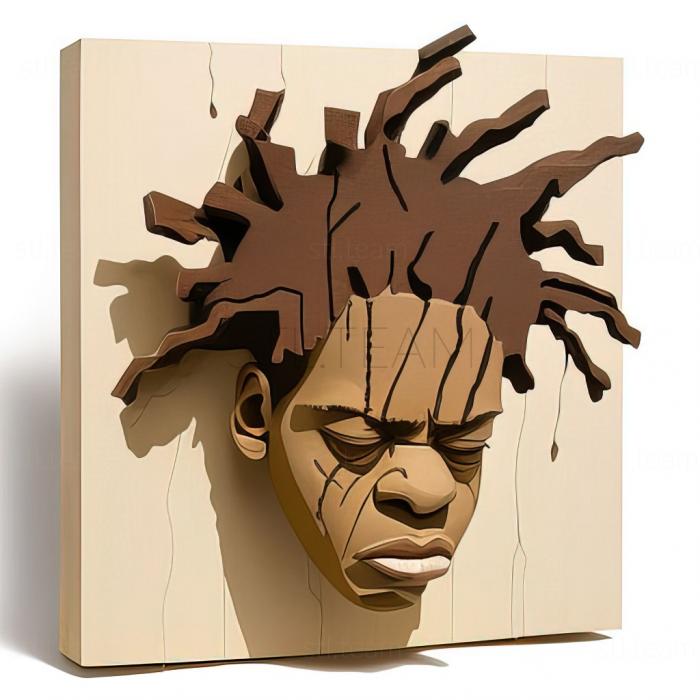 3D модель Жан-Мишель Баския, американский художник (STL)
